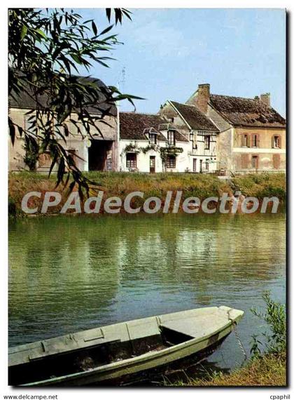 CPA Nogent sur Seine Aube Un coin de Seine et l'Hotel de Belle Dame