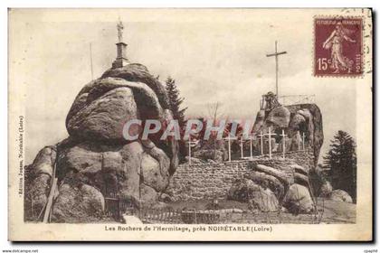 CPA Les Rochers de l'Hermitage pres de Noiretable (Loire)