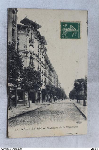 Noisy le Sec, boulevard de la République, Seine saint Denis 93