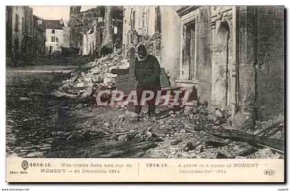 CPA Nomeny 24 decembre 1914 Une tombe dans une rue Militaria