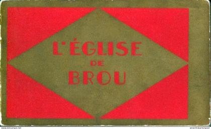 20 CPA im Umschlag Bourg en Bresse Ain, Kloster Brou, Kirche