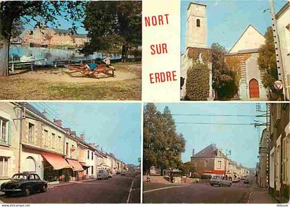 Carte Postale - 44 - Nort sur Erdre - Multivues - Automobiles - Flamme Postale - CPM - Voir Scans Recto-Verso - Poscard