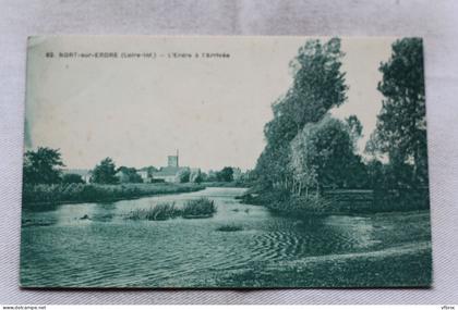 Cpa 1940, Nort sur Erdre, l'Erdre à l'arrivée, Loire Atlantique 44