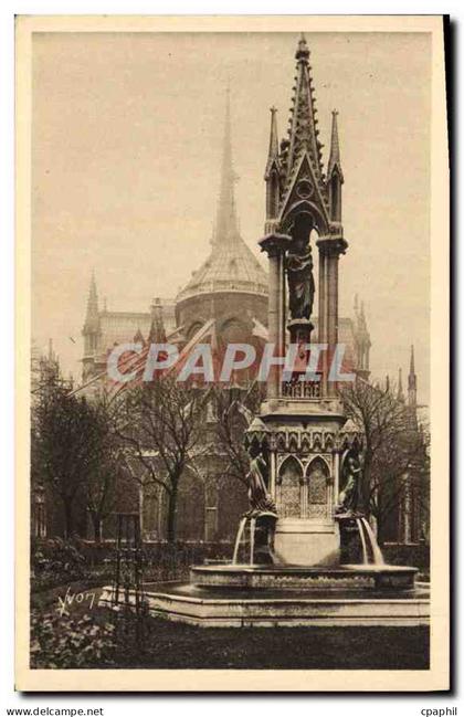 CPA Paris L'Abside de Notre Dame