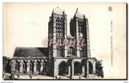 CPA Cathedrale De Noyon La Facade
