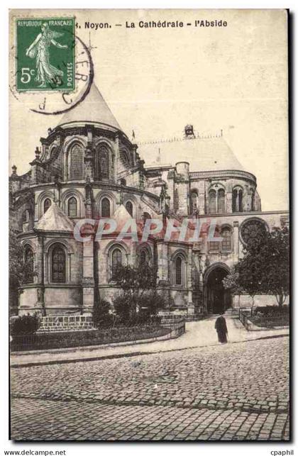 CPA Noyon La Cathedrale I'Abside