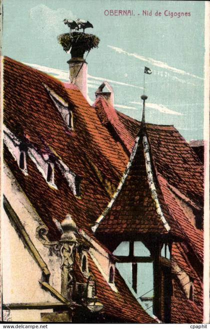 CPA Obernai Nid de Cigognes