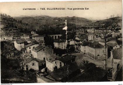 CPA L'Auvergne - OLLIERGUES - Vue générale Est (220901)