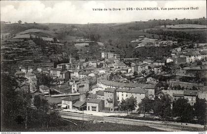Vallee de la Dore CPA Olliergues Vue panoramique