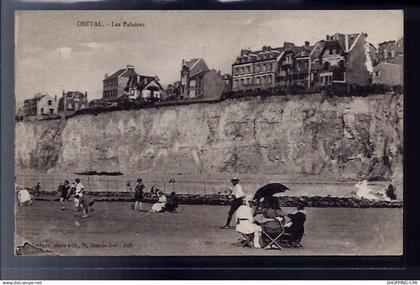 80 - Onival - les falaises - Non voyagé - Dos divisé