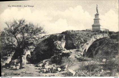 CPA Orange La Vierge