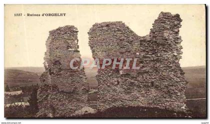 CPA Ruines d Orgelet
