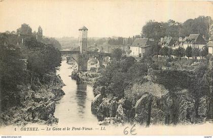CPA Orthez le Gave et le Pont Vieux