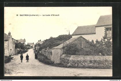CPA Sautron, La route d`Orvault