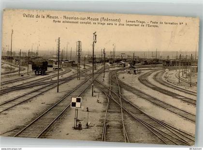 08160 Nouvion-sur-Meuse Gebrauchsspuren Bahnhof Eisenbahn - 38190224