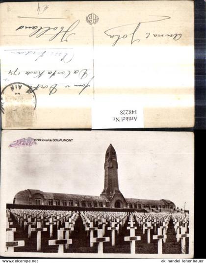 148228,Ossuaire de Douaumont Nationale Douaumont Gräber Friedhof