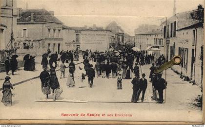 17600 Saujon - Saujon (Frankreich) Leporello, Strassenpartie II (kleiner... - 55119282