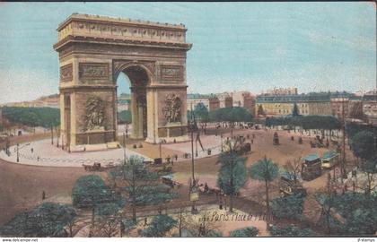 1911. FRANCE. Beautiful Postcard (Paris. Place de l'Etoile) with 10 C to Denmark cancelled PARIS 17 JUIN 1... - JF437414