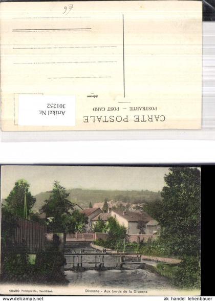 301252,Divonne Aux bords de la Divonne Divonne-les-Bains Brücke Wehr