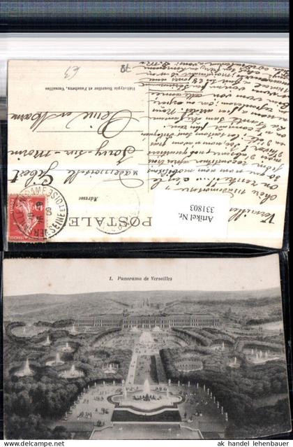 331803,Ile-de-France Yvelines Panorama de Versailles Schloss Totale