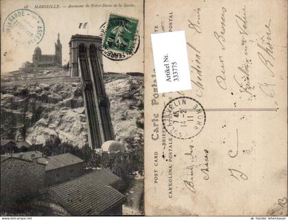 333775,Provence-Alpes-Cote-Azur Bouches-de-Rhone Marseille Ascenseur de Notre-Dame de la Garde