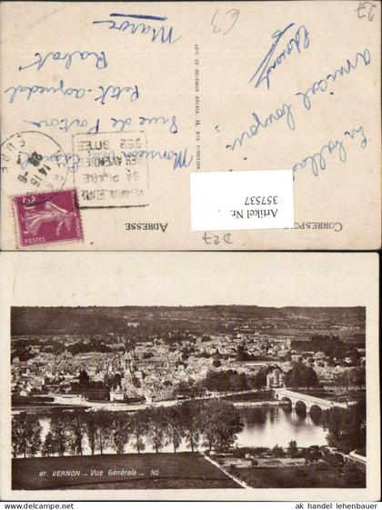 357537,Haute-Normandie Eure Vernon Vue Generale Totale
