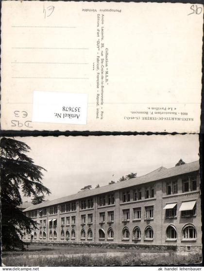 357678,Ile-de-France Val-Oise Saint-Martin-du-Tertre Sanatorium F. Bezancon Pavillon