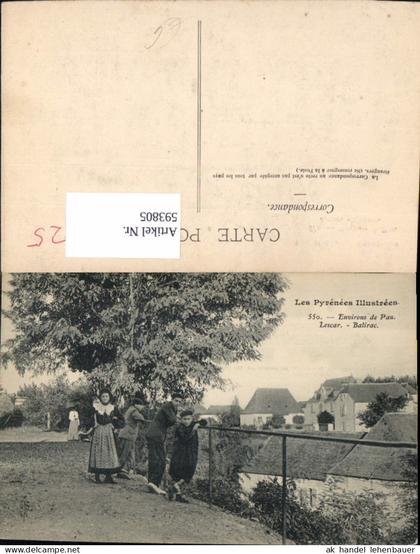 593805,Les Pyrenees Illustrees Environs de Pau Lescar Balirac France