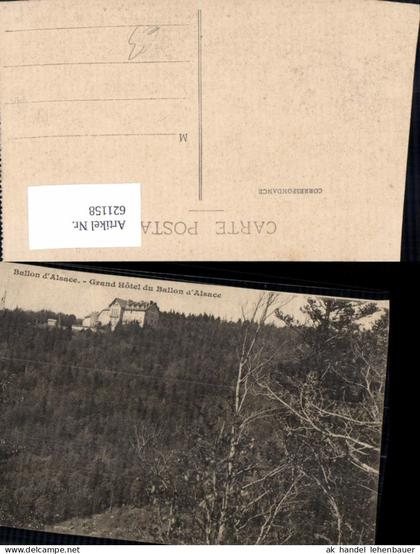 621158,Ballon d Alsace Grand Hotel du Ballon d Alsace France