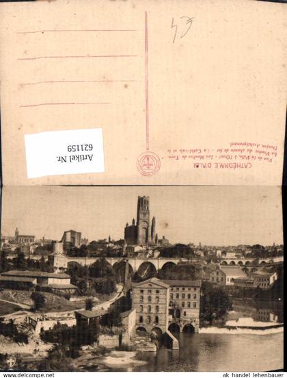621159,Albi Cathedrale d Albi Vue de la Ville a l Quest France