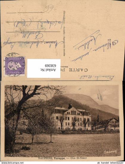 638369,Dauphine Voreppe Clos St-Nizier France