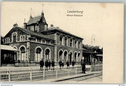 67630 Lauterbourg Lauterburg !)=( Foto AK Hauptbahnhof - 13560015