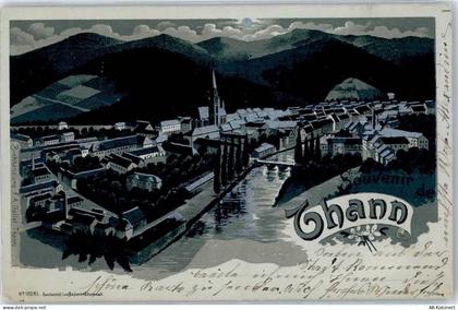68800 Thann Tann (Elsass), Thann 1899 - Bahnpost Zug 442 - 51630784