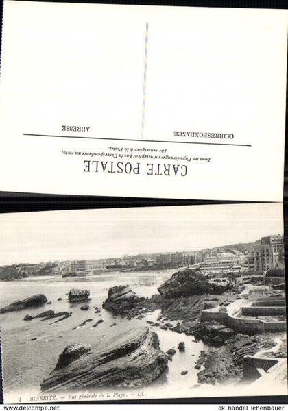 708434 France Biarritz Wellen Meer
