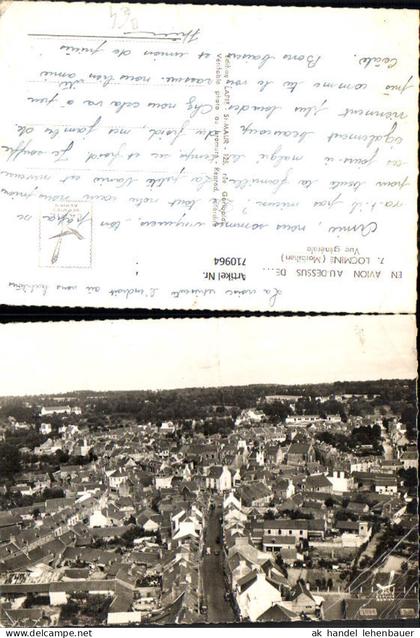 710964 France Fliegeraufnahme Locmine Morbihan Vue generale