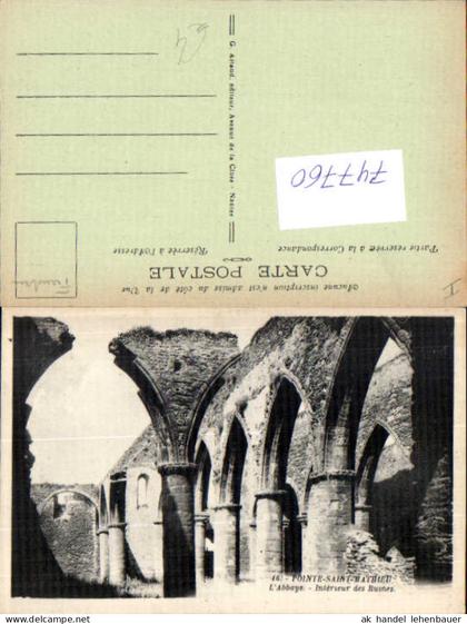 747760 Pointe-Saint-Mathieu L Abbaye Interieur des Ruines France