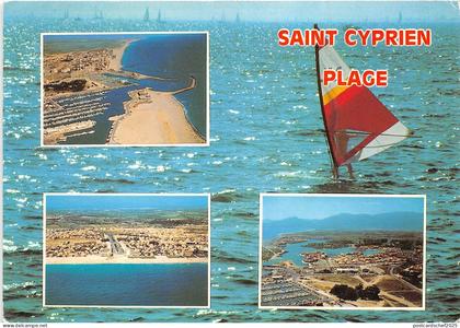 B51989 Saint Cyprien Plage ship bateaux   france