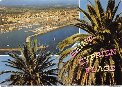 B52839 Saint Cyprien Plage air view   france