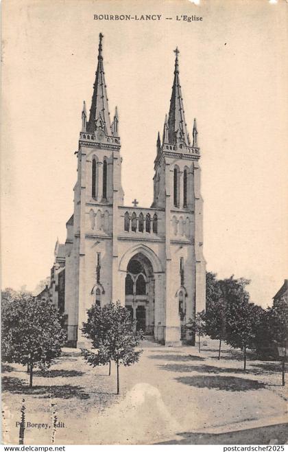 BF5874 bourbon lancy l eglise france     France