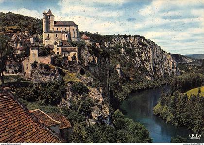 BR1529 France Saint Cirq Lapopie Lot panorama