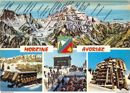 BR1610 France Morzine Avoriaz multi vues