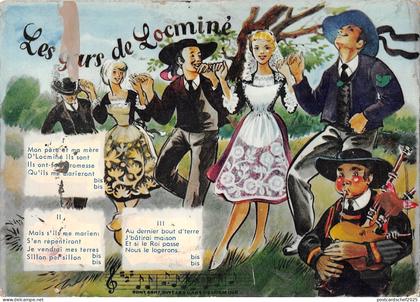 BR49906 Les gars de locmine folklore costumes music dance    France
