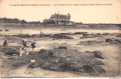 BR78378 saint brevin l ocean les rochers et la plage  france