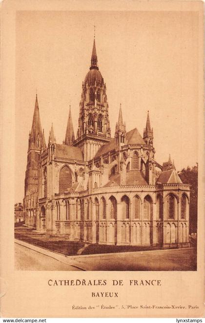 C077 France Bayeux Cathedrales de France  vintage postcard