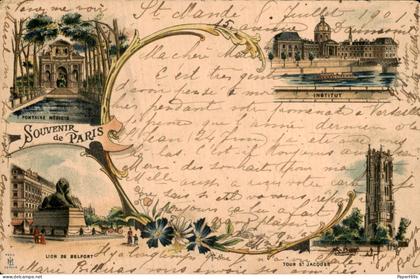 Frankrijk France - Paris Parijs - Litho