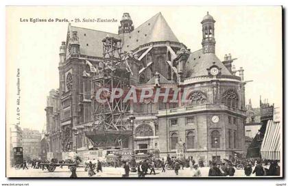 CPA Les Eglise de Paris Saint Eustache