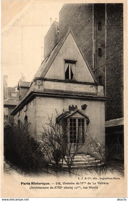 CPA PARIS Historique. 17 rue Nicole Oratoire (1240127)