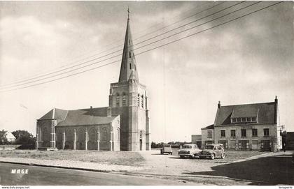 A5256 oye plage l'église et la mairie