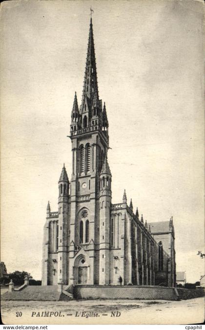 CPA Paimpol L Eglise