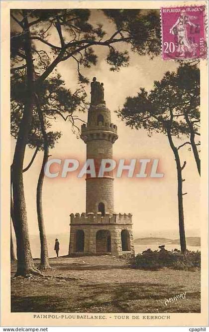 CPA Paimpol Ploubazlanec Tour de Kerroch